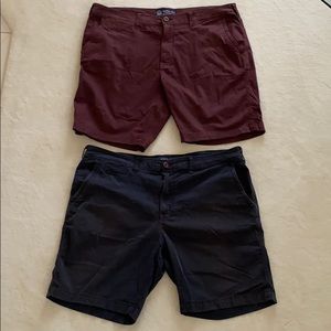 BUNDLE DEAL: 2 KHAKI SHORTS (40 waist)